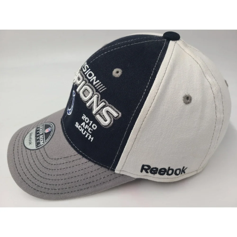Indianapolis Colts 2010 AFC South Division Champions Reebok Hat Cap NFL Black‎